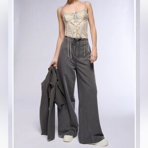 Akira FLAWSOME TROUSER‎ Gray Wide leg 1X